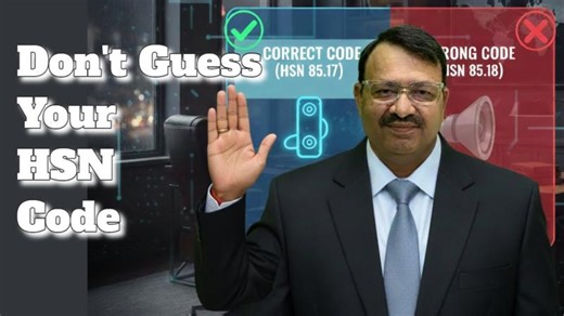 How to Classify Goods for Export: GRI 1, 2, 3 Explained (HSN/HTS Guide) | Dr. Vijesh Jain