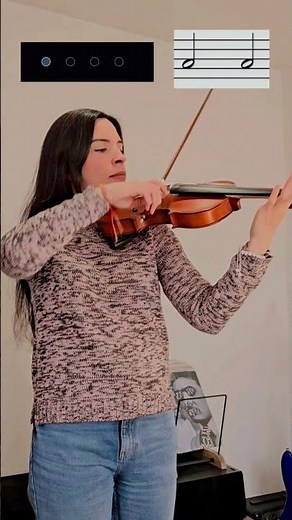 Así suenan las figuras rítmicas👆🎻🎵 #aprenderviolin #violin #clasesdeviolin #violinonline