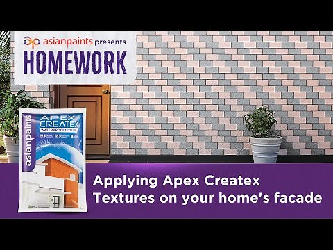 Apex Createx Textures: Acheiving a stunning look | Homework by Asian Paints