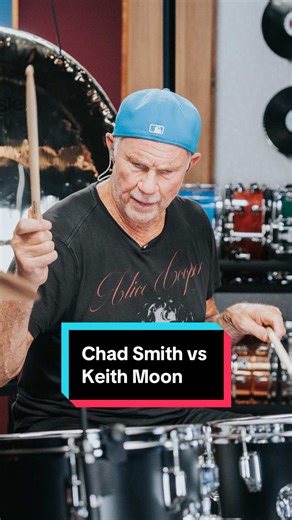 Chad Smith vs Keith Moon. Chad Smith—drummer for the Red Hot Chili Peppers—steps into the Drumeo studio and takes on The Who’s explosive anthem: “Won’t Get Fooled Again.” Watch as Chad pays tribute to the one-and-only Keith Moon, honouring the chaos, power, and personality of the original drum part while injecting his own unmistakable feel. #drumeo #chadsmith #thewho #wontgetfooledagain #70smusic
