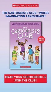 Join the Cartoonist’s Club 🎨 as you dive into the latest books by No. 1️⃣ New York Times bestselling cartoonists Raina Telgemeier & Scott McCloud. Grab it today! Available wherever books are sold📚 . #ScholasticIndia #kidsbooks #Booksforchildren #bookstagram #booksbooksbooks #bookrecommendations #booktok #booksindia #Bestseller | Scholastic India