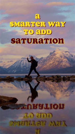 A smarter way to add saturation to your video in Davinci Resolve | #cinematic #travel #davinciresolve #editing #glaciernationalpark