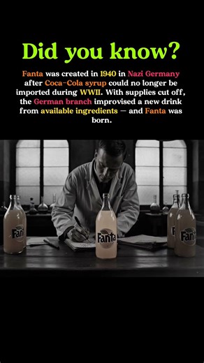 Fanta’s Unexpected WWII Origin #ww2