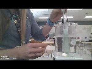 Determining the melting point of lauric acid