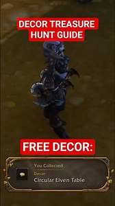 DECOR TREASURE HUNT GUIDE: Circular Elven Table (Founder's Point, Unvoiced)
