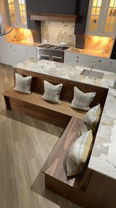 28 reactions | Bespoke Banquette Bench Seating These seating areas are built into kitchen islands in any colour or size and can also be made as a curved area. #bespokeseating #banquetteseating #kitchenbench #kitchenisland #kitchen #kitcheninspiration #kitcheninspo #kitchensofinstagram #kitchendesign #kitchensuk #kitchenrenovation #luxurykitchens #madeinscotland | Ashley Ann | Facebook