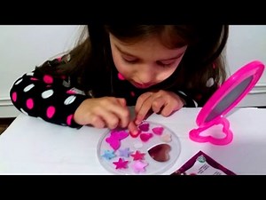 Tutorial makeup barbie princess for girls . Video for kids