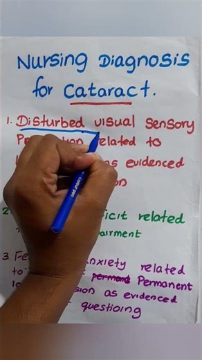 nursing diagnosis on cataract | cataract