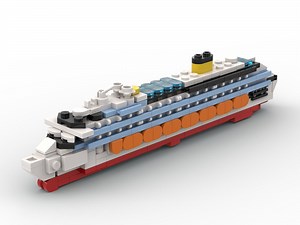 LEGO MOC-100684 Costa Concordia Cruise Ship (Boat 2022)