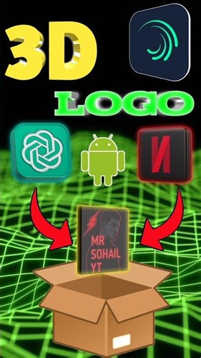 This is how i made 3d motion logo on Alight Motion Android #shorts