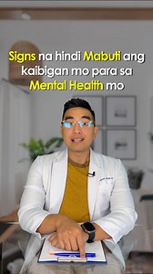 3.6M views · 147K reactions | Signs na hindi mabuti ang kaibigan mo para sa Mental Health mo #kilimanguru | Dr. Kilimanguru | Facebook