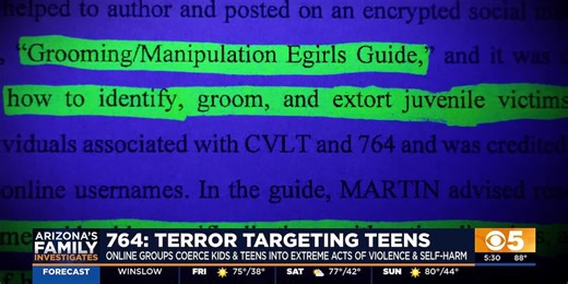 How violent extremist network ‘764’ is endangering Arizona children