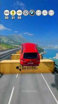 Which cars can jump over 30 Containers? 🚗 🚀
