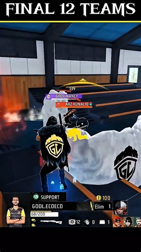 FINAL 12 TIME E SPORTS 💥☠️#freefire #shortsfeed #youtubeshorts #shorts #trending #ff