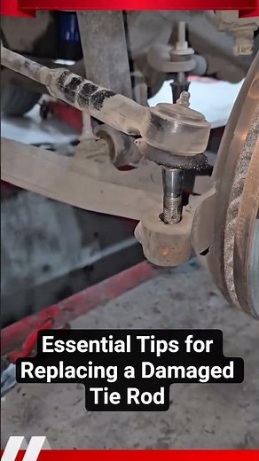 Essential Tips for Replacing a Damaged Tie Rod #shorts #mechanic #automobile