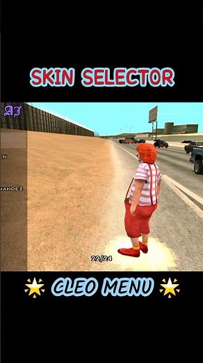 GTA SA: Skin Selector ✨️ #gtasa #viral #vlog #modmenu
