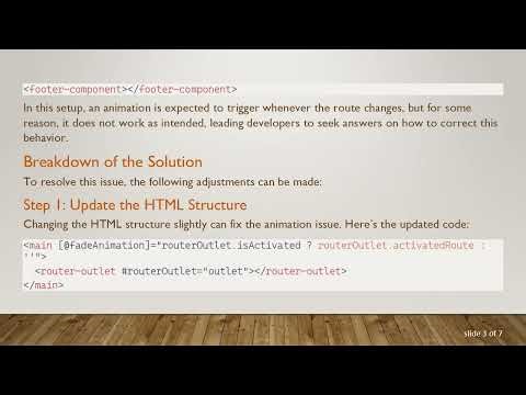 Solving the Angular 6 Router Transition Issue with a Simple Fade Animation