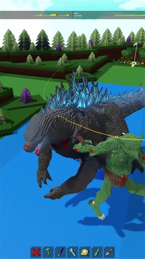 Goblin Vs Godzilla ( Roblox Build A Boat For Treasure) #roblox #buildaboat #fyp