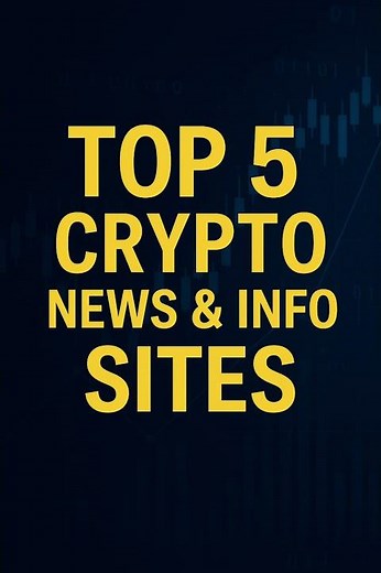 Top 5 Crypto News Sites You NEED in 2025 🔥 Stay Ahead of the Market!
