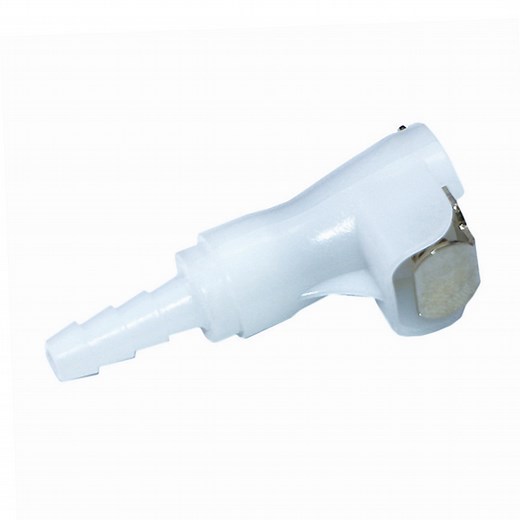[Hot Item] Plastic Push to Connect Pipe Fitting CPC Quick Connector in-Line Female Body Quick Disconnect Hose Barb Valve Coupling