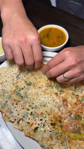 Most new restaurants in Amarillo feel familiar. @saiindiancuisine4 didn’t. Opened in early 2024, Sai brought South Indian cooking to town, including dosa, a crispy fermented rice crepe you won’t find anywhere else in Amarillo. What we ordered: Rava masala dosa, mixed tandoori, garlic naan, lemon rice, and a mango lassi! All were delicious! @brickandelm Nov/Dec issue shares the family’s story and why Sai matters in Amarillo’s evolving food scene. 📖 Brick & Elm | Nov/Dec Issue 📍: Sai Indian Cuis