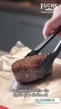 Biftec cu capere și măsline #food #recipe #cooking #fuchsprofessional