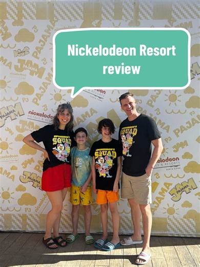 Sun, surf and SpongeBob 🍍 Read the full review at todaysparent.com #dominicanrepublic #kidsoftiktok #kidsvacation #nickelodeon #spongebob #caribbean #puntacana #familyvacation #pawpatrol