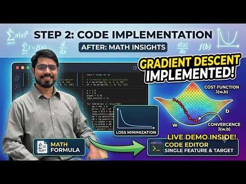 6 Gradient descent for single feature python code