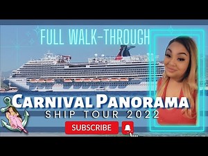 Carnival Panorama 2023 - Ship Tour and Full Walk-through
