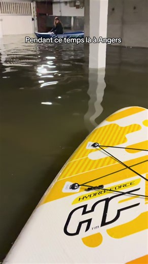 En roue libre #angers #inondations