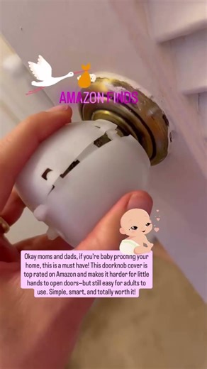 This $10 Door Knob Hack Could Save Your Sanity (Moms NEED This!) #Shorts #AmazonFinds #momhacks
