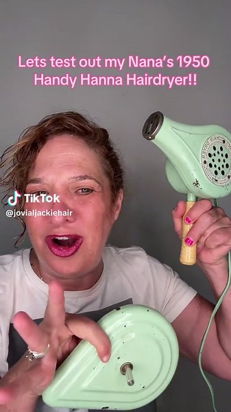 Testing Vintage 1950s Handy Hannah Hair Dryer