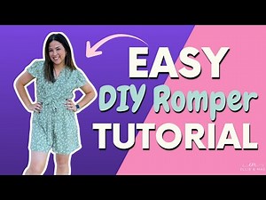 Turn Two Ellie & Mac Patterns Into a Gorgeous Woven Romper | Easy Sewing Hack Tutorial