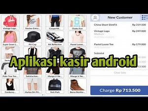 Demo aplikasi kasir untuk bisnis retail seperti toko sembako, toko pakaian, toko buku dll