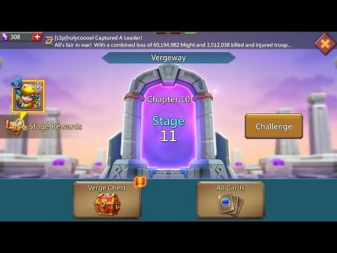 Lords mobile Vergeway chapter 10 stage 11