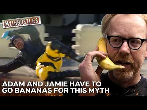 Does A Banana Peel Actually Make You Slip? | MythBusters