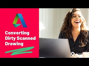 How to Clean a Dirty Scanned Drawing | Converting for CAD