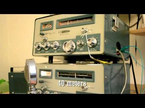Demonstration of the Heathkit HR-20, HX-20 and power supply