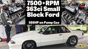 4K views · 166 reactions | 7500+RPM 363ci Small Block Ford Fox Body...