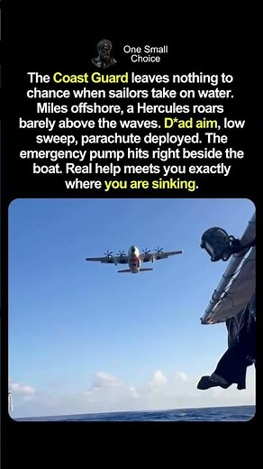 Coast Guard Delivers Precision Airdrop ✈️⚠️