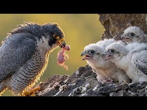 RARE Inside the Nest of a Peregrine Falcon | Full Life Cycle from Egg to First Flight