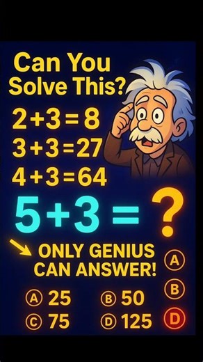 “Only Genius Can Answer 🤯 | Viral Math Puzzle #shorts”