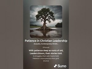 Patience in Christian Leadership: A Song for Christian Leaders