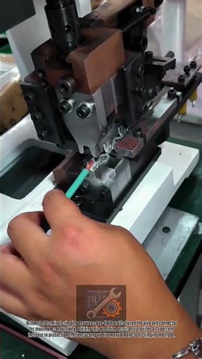 High Speed Terminal Crimping Machine Secures Electrical Wire Connectors