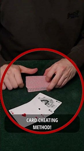Card Cheat's False Shuffle! #magic #tricks