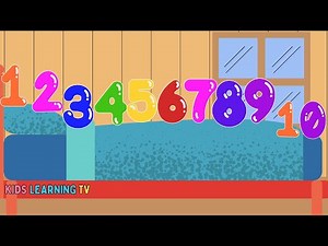 Ten Little Numbers Jumping On The Bed - Fun Counting Song for Kids! 🎵