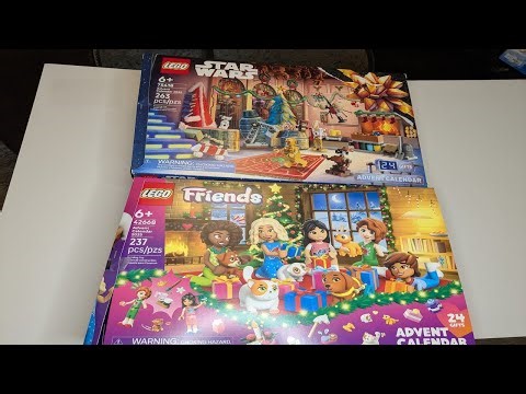 LEGO Star Wars Advent Calendar 2025 Kids Toy - Holiday Countdown Playset with 24 Toys for Boys & Gir