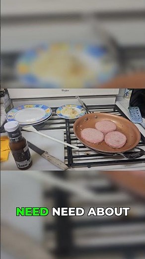 Cooking frozen burger patties? Here's the secret!