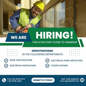 1.4K views · 11 reactions | Do you have experience with power tools? Are you good at assembling things? 漢瀞 Then one of these jobs may be for you. Click here to apply: https://akurat.peopletrust.dk/candidate/?module=user&page=Registration&action=create&formId=1000002&jobId=&lang= Or call +45 9736 1446 for more details. | Agrojob Denmark | Facebook