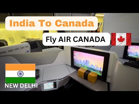 India to Canada: My First Flight experience | AirCanada 🇨🇦 Direct Flight vlog 2022| Complete Info